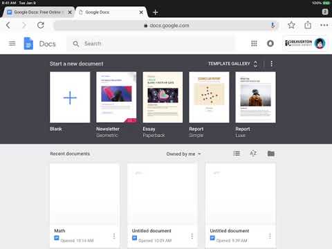 Math Type video