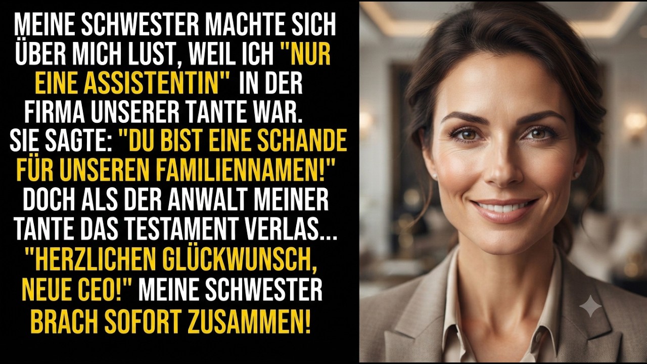 Meine Schwester Pamela hat mich jahrelang vor der ganzen Familie als „nur die Sekretärin“ abgestempelt. Beim letzten Weihnachtsessen fragte sie mich süßlich: „Holst du immer noch Kaffee für deinen...