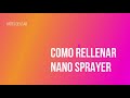 Como cargar nano sprayer  / Nano sparay de Agua / Alcohol