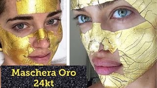 MASCHERA ORO DA 300€ Come CHIARA FERRAGNI. FUNZIONA? Gabriela Grechi