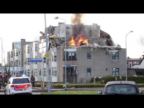 Veendam - Gasexplosie in appartementencomplex