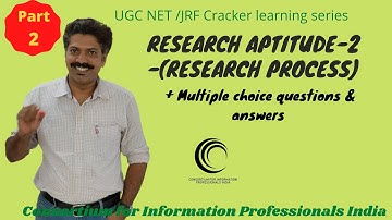 Research Aptitude -2 ( Research Process ) for UGC  NET+ Multiple choice questions & answers