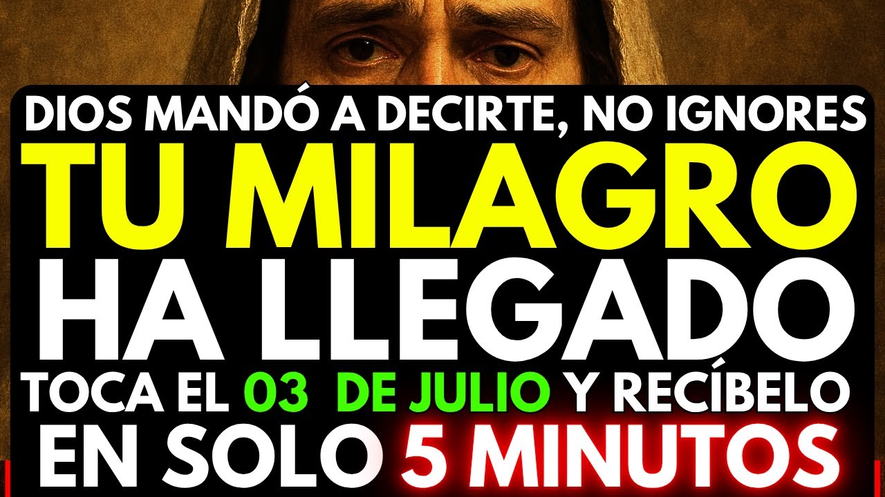 DIOS DICE: TE NO ME IGNORES! TU MILAGRO HA LLEGADO! RECIBELO ANTES DE ...