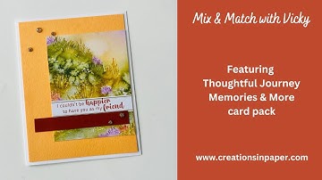 Thoughtful Journey Memories & More card pack hello