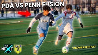 MLS NEXT VS ECNL!! PDA VS PENN FUSION | U19 SOCCER HIGHLIGHTS