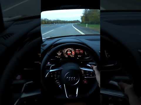 Audi R8 V10 Plus 0-300 KM/H! (So Fast😱)