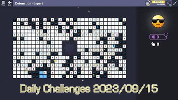 【Microsoft Minesweeper Online】  Daily Challenges Sep 15, 2023