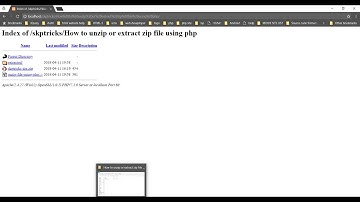 How to unzip or extract zip file using PHP
