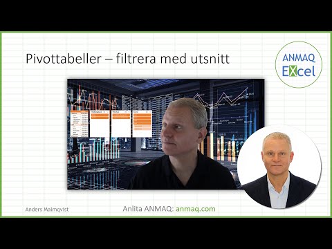 Video: Hur aktiverar du filter på en pivottabell?