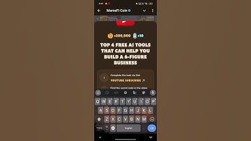 Top 4 free ai tool that can help you build a 6 figure business Memefi code