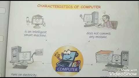 Class 1st | Chapter 1. Computer.. A Smart Machine (Part 2)