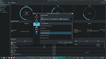 Setup Temperature Sensors Widget for a Laptop in KDE Plasma