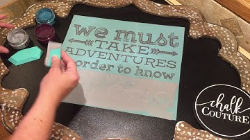 Start to Finish project - Chalk Couture