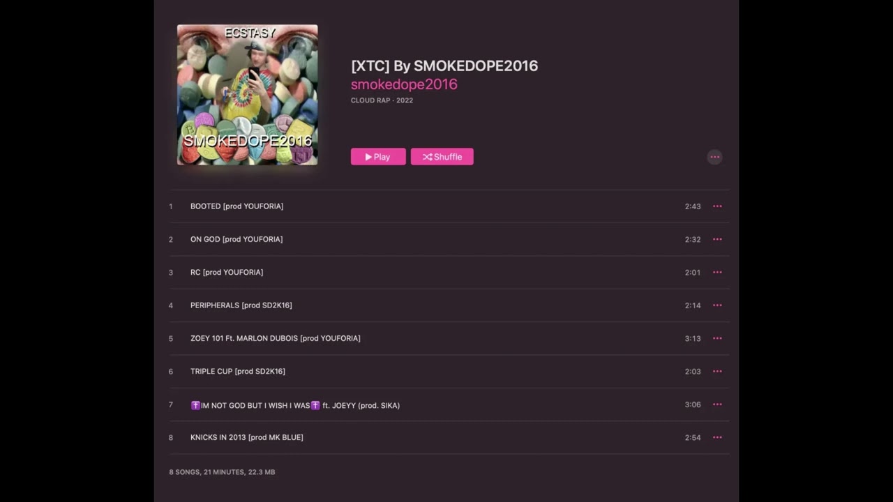 SMOKEDOPE2016 - XTC **FULL UNRELEASED ALBUM VERSION**