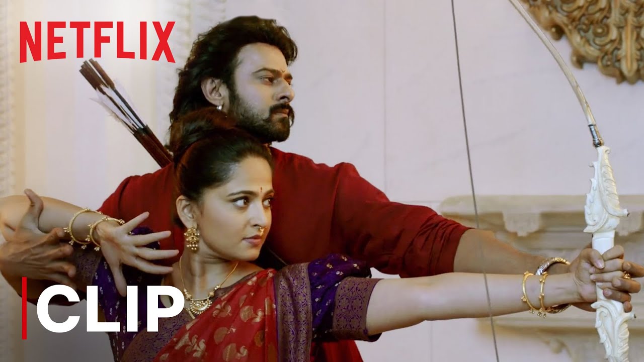 Baahubali and Devasena Arrow Fight Scene  Baahubali 2 The Conclusion  Netflix India