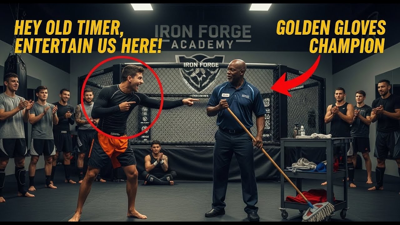 The MMA Gym Laughed at the Janitor — Until He Revealed Who He Really Was