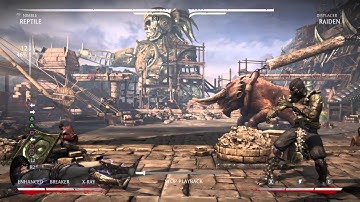 Mortal Kombat X - Reptile (Nimble) Beginner Friendly Midscreen Kombos