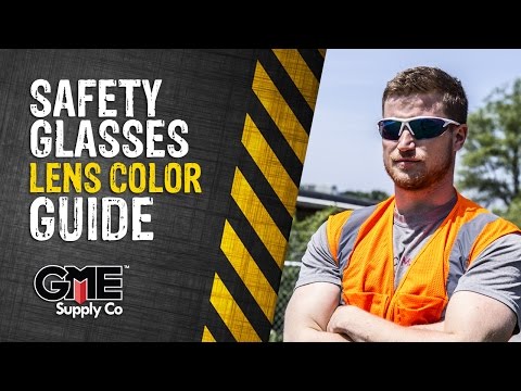 Safety Glasses Lens Color Guide - GME Supply