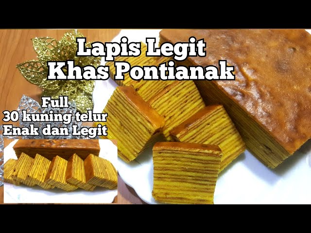 Lapis Legit Special Khas Pontianak 30 butir  Kuning Telur Enak dan Legit class=