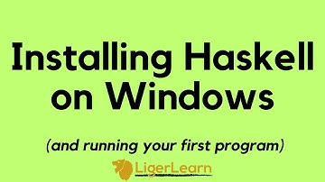 Installing Haskell on Windows 10