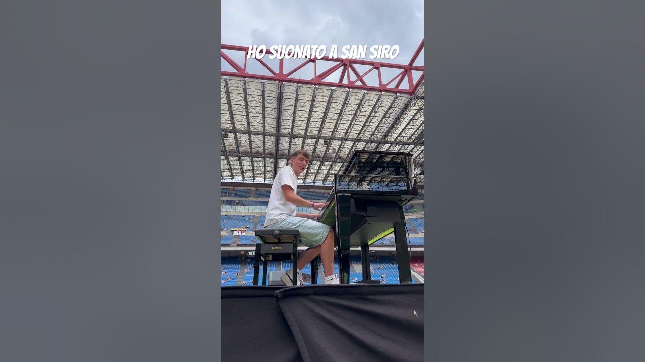 HO SUONATO A SAN SIRO PICCOLA STELLA #sansiro #concerto #ultimo #pianoevoce #stadiosansiro