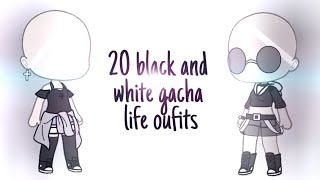 Black And White Gacha Life Outfits Youtube