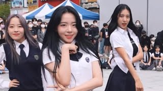 Haeun School Look Ver. Newjeans - Attention Artbeat Dance Cover Busking