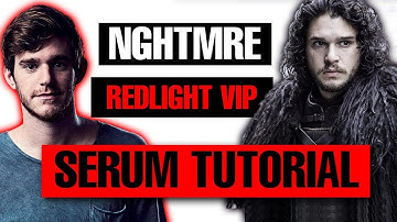 How To - NGHTMRE & A$AP FERG Redlight VIP Full Drop Remake / Tutorial [FREE DOWNLOADS]