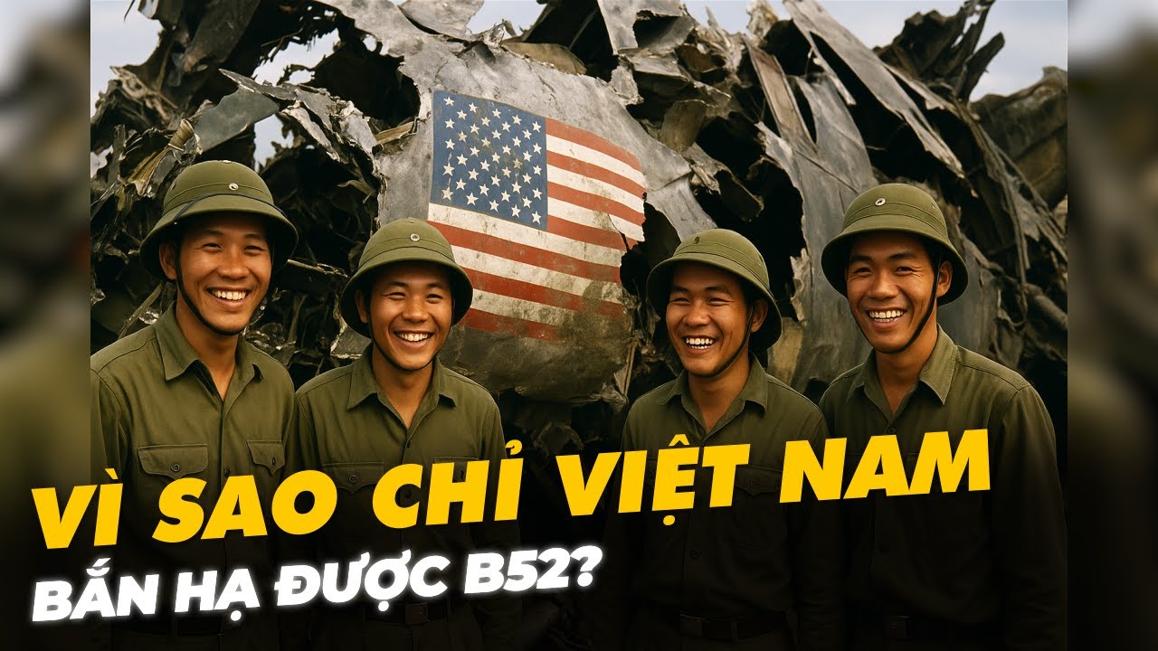 VÌ SAO CHỈ VIỆT NAM BẮN HẠ ĐƯỢC B52?