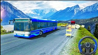 Game - Truck Simulator Offroad 4 ×4 - Bus Driving Game - बस वाला गेम, खतरनाक रोड - Android Gameplay screenshot 3