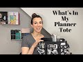 What's In My Planner Tote | Best Amazon Purchase! | The Pixie Planner