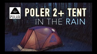 Ep9. Solo camping in my new POLER 2+ TENT! ⛈@Alice Lake 4K | 캐나다 캠핑