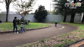 ストライダーの効果!?　4歳5か月、補助輪無し・コマ無し自転車に初めて乗れました