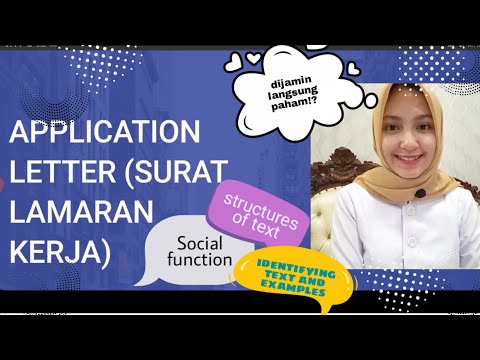 Video: Cara Menulis Surat Lamaran Application