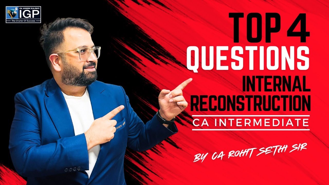 4 Questions of Internal Reconstruction | CA Inter Advanced Accounting ...