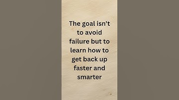 Learn resilience from failures