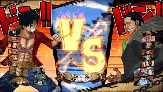 STRAWHATS VS SHICHIBUKAI ( One Piece Rumble ) | Free Battle | One Piece Burning Blood