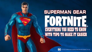 🔹🔷 FORTNITE SUPERMAN PAGE 1 REWARDS HOW TO UNLOCK THEM WITH TIPS TO MAKE IT EASIER 🔷🔹