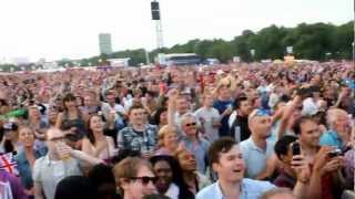 Mo Farah 5000m final in Hyde Park