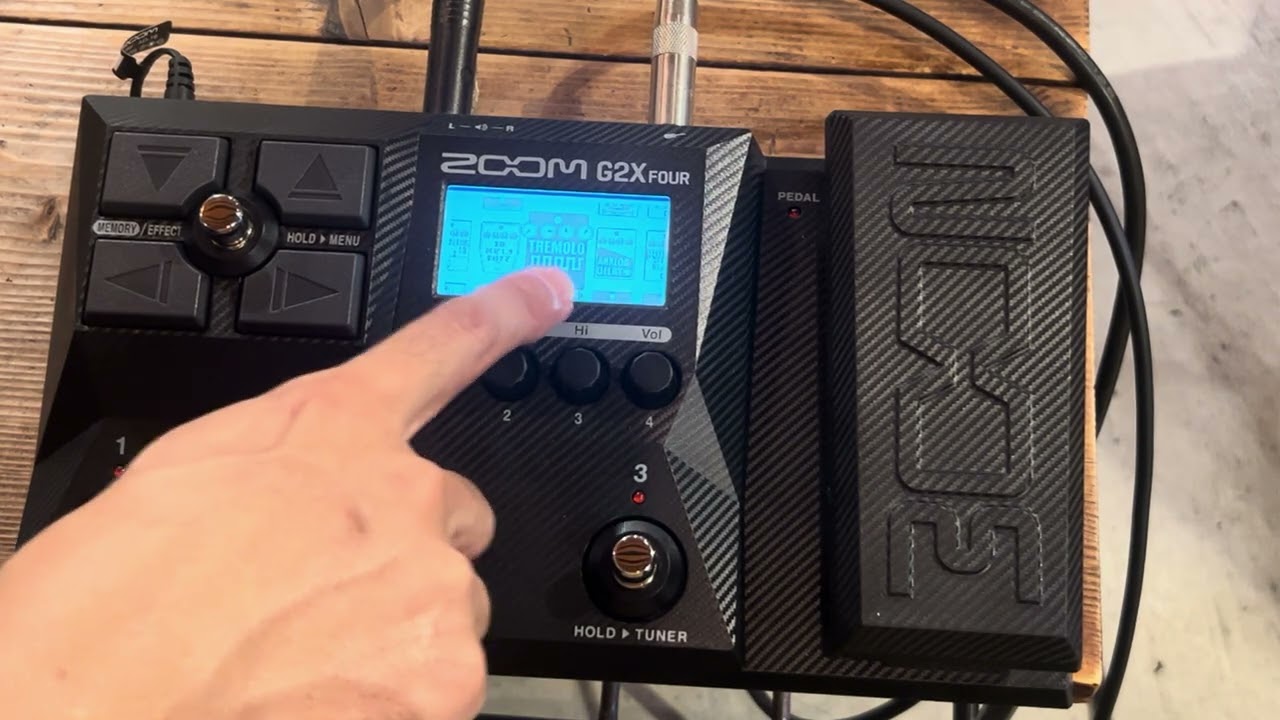 A review of the ZOOM G2X Four multi-effector for electric guitar