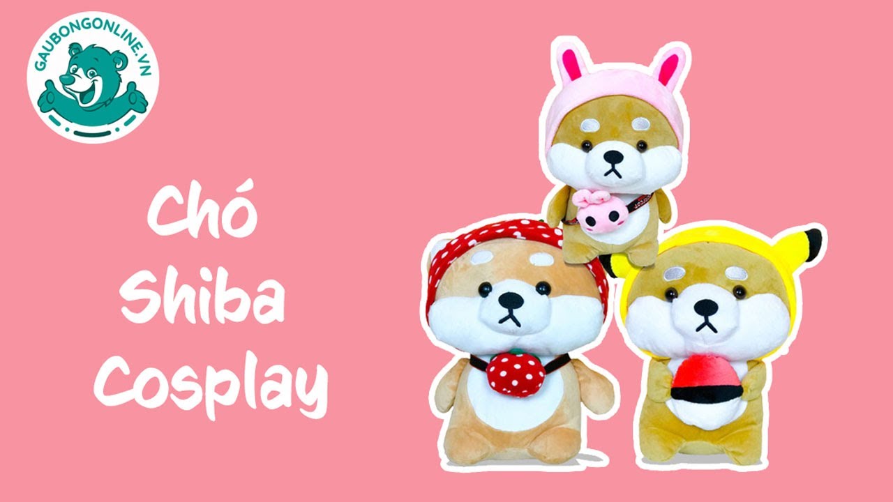 Chó Shiba Cosplay | Gấu Bông Online - YouTube