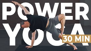 30 Mins Power Yoga Energized Workout: Strengthen Upper Body & Core!