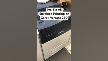 Pro Tip #5 - Enveloppen printen op Xerox Versant 280