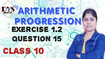 Class 10 Arithmetic Progression Exercise 1.2 Question 15