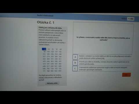 Video: Co je na testu řidičského oprávnění SC?