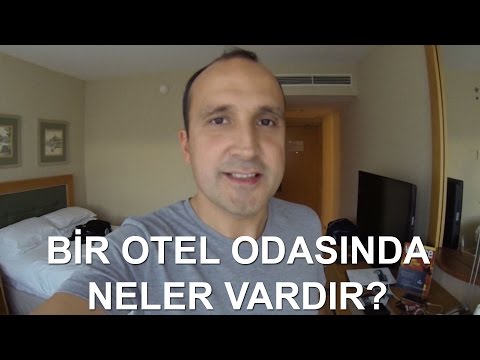 Bir otel odasında neler vardır?