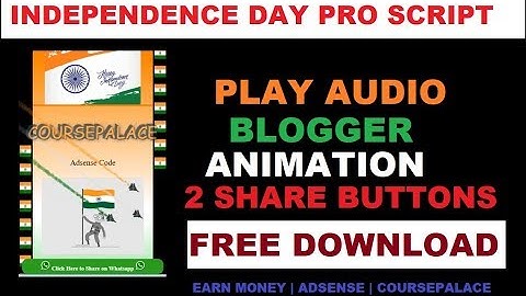 Independence Day Pro Script | Music | Animation