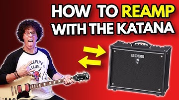 How to Reamp your Guitar Recording with the Boss Katana