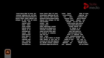 How To Create a Text Inside Text Typography Effect in Adobe Illustrator