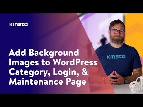 How to Add Background Images to WordPress Category & Login Page